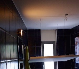 Sterrenhemel verlichting plafond badkamer LED glasvezel sfeer inspiratie luxe interieur ideen