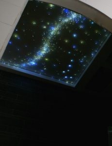 Badezimmer led Sternenhimmel Decke kaufen Milchstraße fazern optisch luxus fur mit licht lampe sternschnuppe