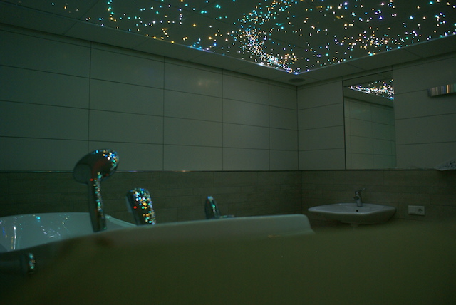 Ciel étoilé ciel etoile Fibre Optic Plafond led photos image chambre salle de bain sauna spa voie lactée