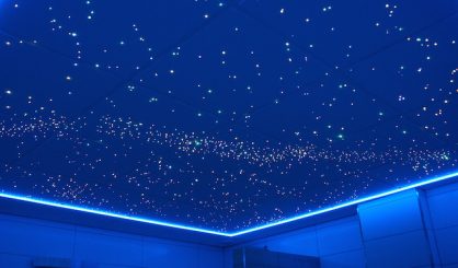 Fiber optic star ceiling panels LED tiles boards bathroom sauna spa wellnes resort twinkling stars sauna spa wellness resort starry night sky fibre light acoustic boards lighting twinkle 2