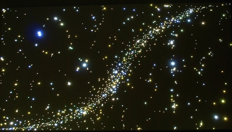 sternenhimmel decken leuchten led beleuchtung glasfaser milchstraße kaufen fur mit licht schlafzimmer sternschnuppe sauna mycosmos