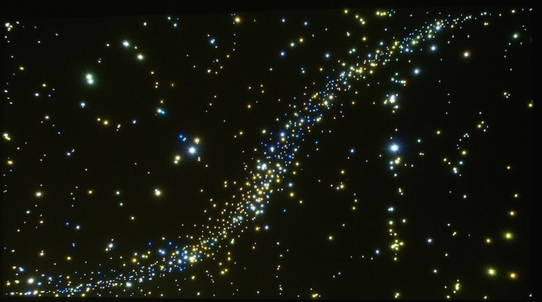 sternenhimmel decken leuchten led beleuchtung glasfaser sternschnuppe milchstraße kaufen fur mit licht schlafzimmer sauna mycosmos