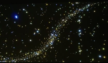 sternenhimmel decken leuchten sternschnuppe led beleuchtung glasfaser milchstraße kaufen fur mit licht schlafzimmer sauna mycosmos