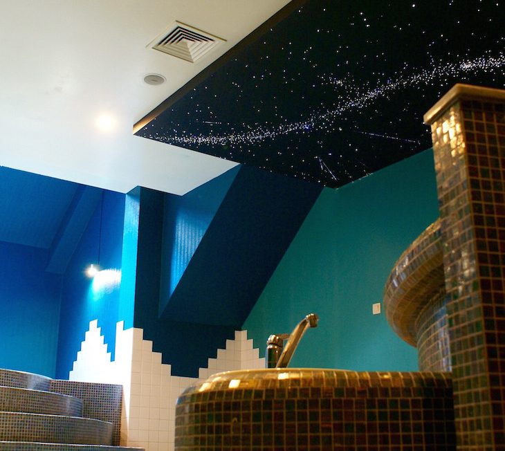 バスルームの星空