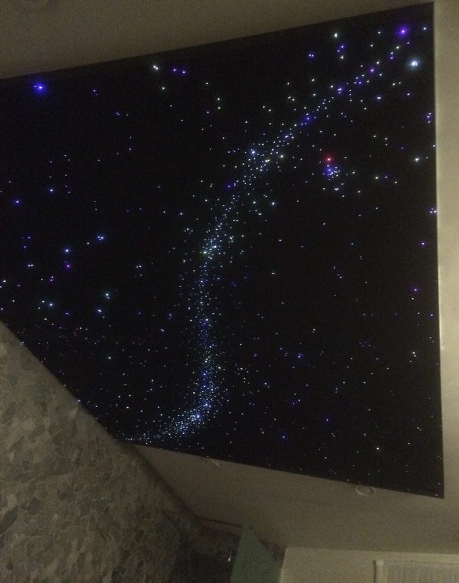 Plafond ciel étoilé LED fibre optique MyCosmos