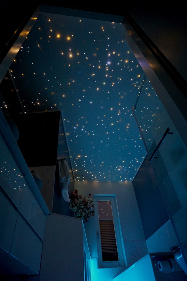 MyCosmos ciel étoilé etoilé etoile fibre optic led etoile spa jaccuzi salle de bain plafond chambre photos image