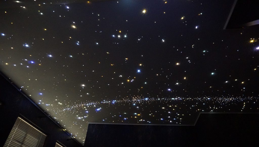 bedroom roof star lights