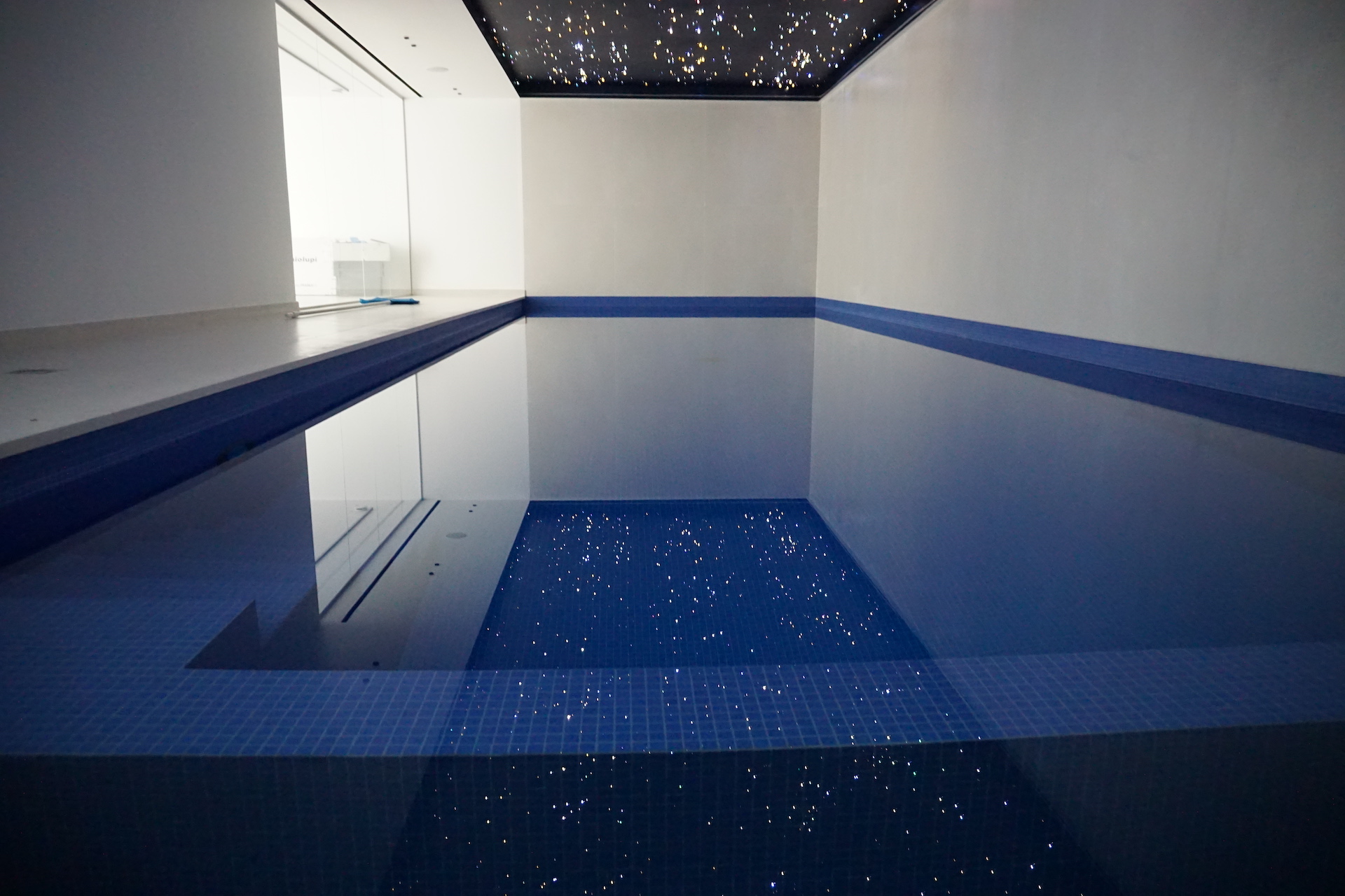 piscine plafond ciel étoilé salle de bain etoile led pour chambre placo au lumineuses faux nuit étoilée