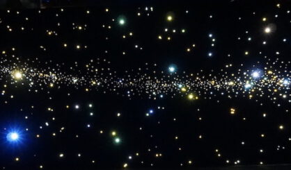 mycosmos sauna sterrenhemel plafond verlichting melkweg 1001 nacht berendock
